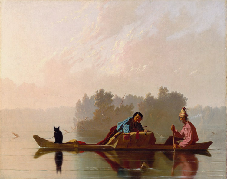 Fur Traders Descending the Missouri (mk09)